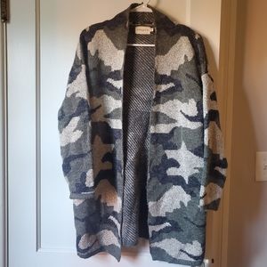 Camo cardigan